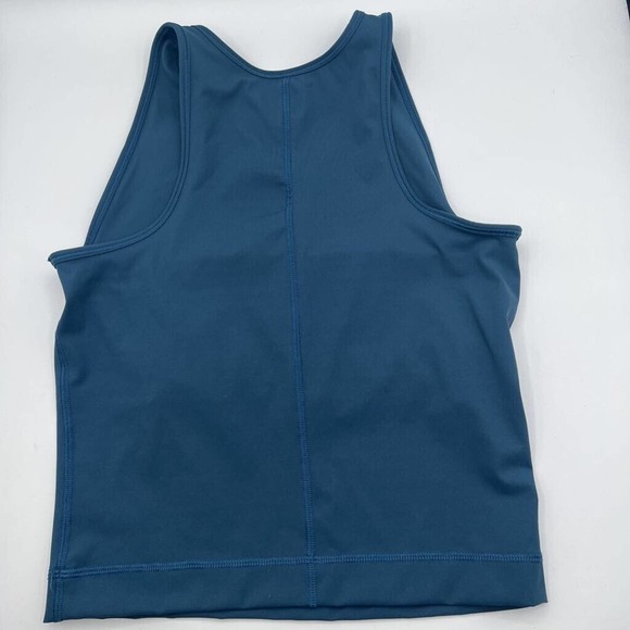 Everlane Womens Perform Tank Top Shirt‎ Blue Sleeveless Crew Neck Sports Bra S - Picture 3 of 5